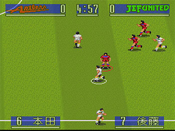 Pantallazo del juego online J.League Soccer Prime Goal (SNES)