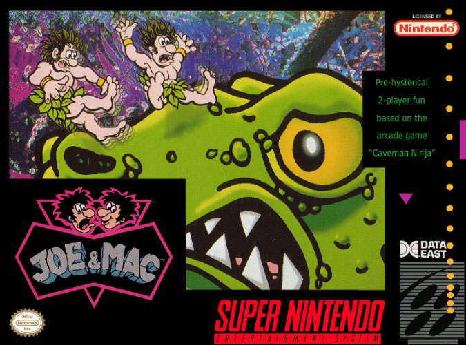 Carátula del juego Joe & Mac (Snes)