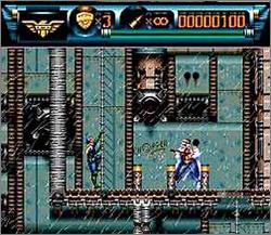 Pantallazo del juego online Judge Dredd (Snes)