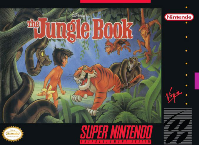 Carátula del juego Disney's The Jungle Book (Snes)