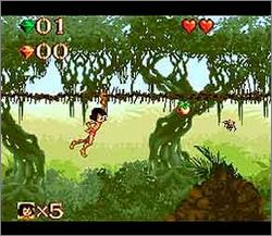 Pantallazo del juego online Disney's The Jungle Book (Snes)