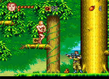 Pantallazo del juego online Jungle no Ouja Tar-chan (SNES)