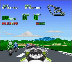 Pantallazo del juego online Kawasaki Super Bike Challenge (Snes)