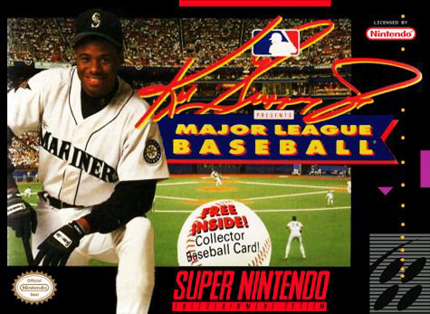 Carátula del juego Ken Griffey Jr Presents Major League Baseball (Snes)