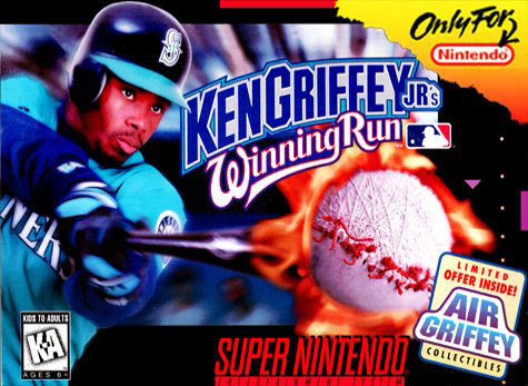 Carátula del juego Ken Griffey Jr's Winning Run (Snes)