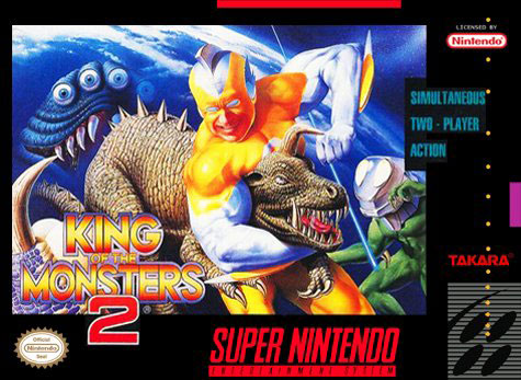 Carátula del juego King of the Monsters 2 (Snes)