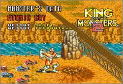 Pantallazo del juego online King of the Monsters 2 (Snes)