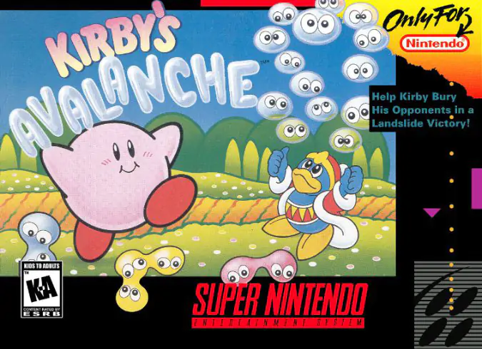 Portada de la descarga de Kirby’s Avalanche