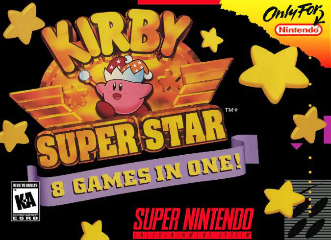 Portada de la descarga de Kirby Super Star