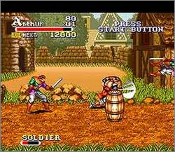Pantallazo del juego online Knights of the Round (Snes)