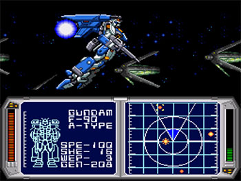 Pantallazo del juego online Kidou Senshi Gundam F91 (SNES)