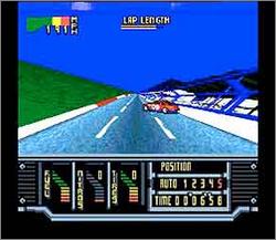 Pantallazo del juego online Kyle Petty's No Fear Racing (Snes)