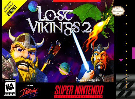 Carátula del juego The Lost Vikings 2 (Snes)