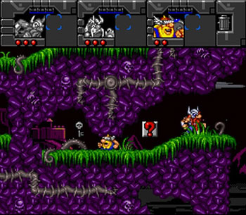 Pantallazo del juego online The Lost Vikings 2 (Snes)