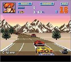 Pantallazo del juego online Lamborghini American Challenge (Snes)