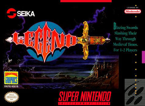 Carátula del juego Legend (Snes)