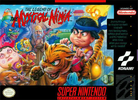 Portada de la descarga de Legend of the Mystical Ninja