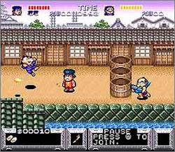 Pantallazo del juego online Legend of the Mystical Ninja (Snes)