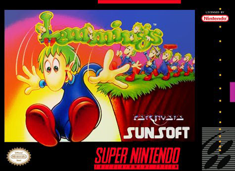 Carátula del juego Lemmings (Snes)