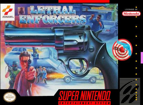 Carátula del juego Lethal Enforcers (Snes)