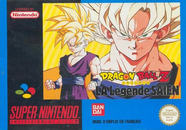 Carátula del juego DBZ La Leyenda de los Saiyans (SNES)