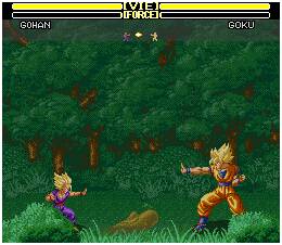 Pantallazo del juego online DBZ La Leyenda de los Saiyans (SNES)