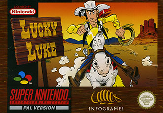 Carátula del juego Lucky Luke (SNES)