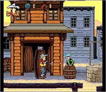 Pantallazo del juego online Lucky Luke (SNES)