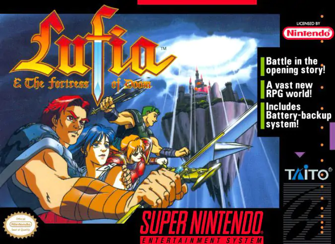 Portada de la descarga de Lufia & The Fortress of Doom