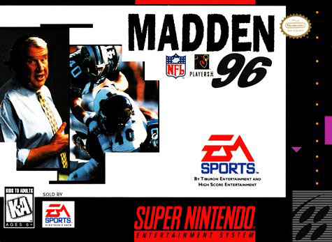 Carátula del juego Madden NFL 96 (Snes)