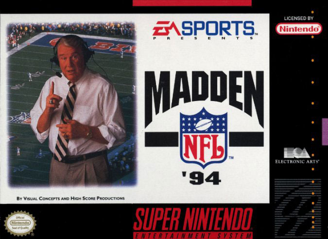 Carátula del juego Madden NFL '94 (Snes)
