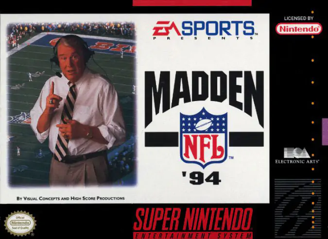 Portada de la descarga de Madden NFL ’94
