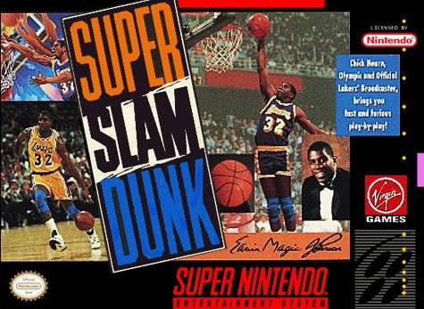Carátula del juego Magic Johnson's Super Slam Dunk (Snes)