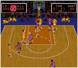 Pantallazo del juego online Magic Johnson's Super Slam Dunk (Snes)