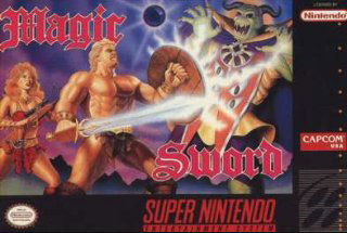 Carátula del juego Magic Sword (Snes)