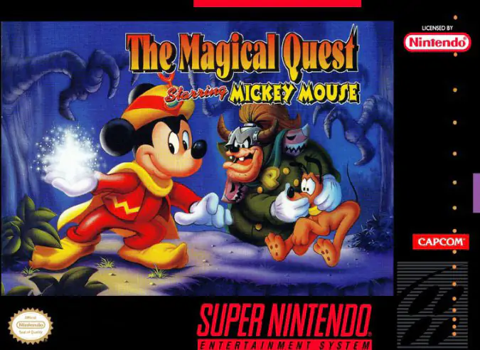 Portada de la descarga de The Magical Quest starring Mickey Mouse