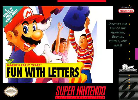 Portada de la descarga de Mario’s Early Years: Fun with Letters