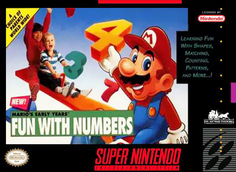Portada de la descarga de Mario’s Early Years: Fun With Numbers