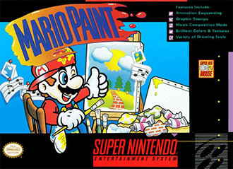 Carátula del juego Mario Paint (SNES)