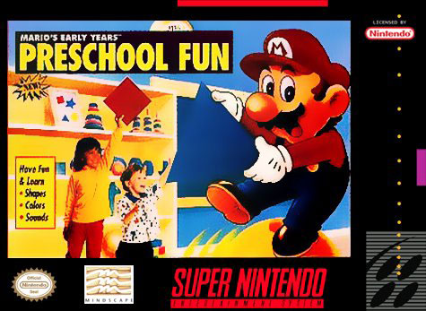 Carátula del juego Mario's Early Years - Preschool Fun (Snes)