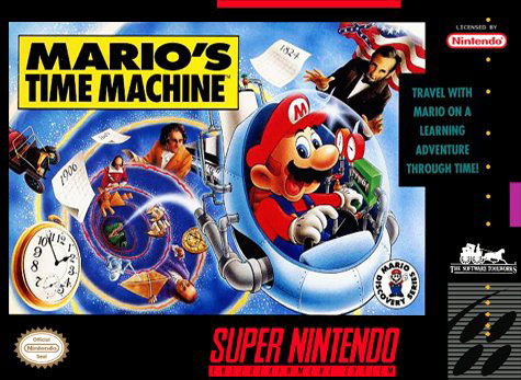 Carátula del juego Mario's Time Machine (Snes)