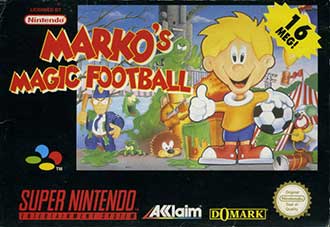 Carátula del juego Marko's Magic Football (SNES)