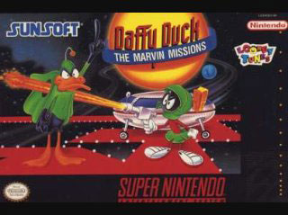Carátula del juego Daffy Duck - The Marvin Missions (Snes)