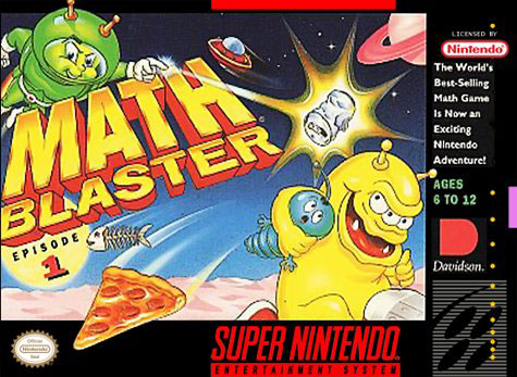 Carátula del juego Math Blaster - Episode One (Snes)