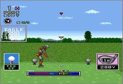 Pantallazo del juego online Mecarobot Golf (Snes)