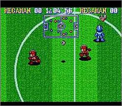 Pantallazo del juego online Mega Man Soccer (Snes)