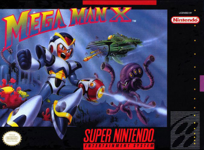 Carátula del juego Mega Man X (Snes)