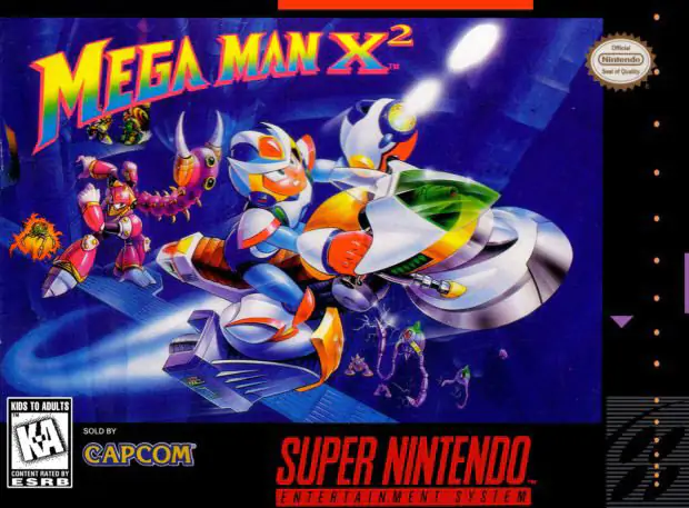 Portada de la descarga de Mega Man X2
