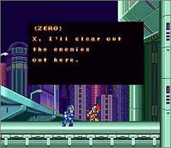 Pantallazo del juego online Mega Man X3 (Snes)