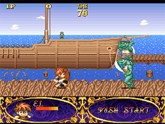 Pantallazo del juego online Melfand Stories (SNES)